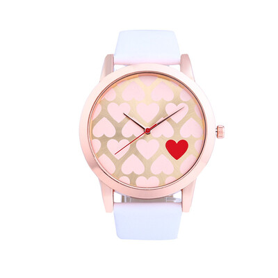 

Hot Simple Womens Watches Best Sellers Montre Femme Relogio Feminino Fashion Ins Style Have A Lovely Love Pattern Kol Saati