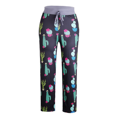 

Womens Pants Ladies Trousers Summer Pants Ankle Length Fashion Printed
