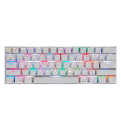

BT30 Wired Mechanical Keyboard for Tablet Laptop Smartphone White