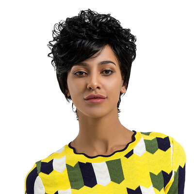 

〖Follure〗Women Ladies Natural Short Curls Hair Wigs Cosplay Full Wig