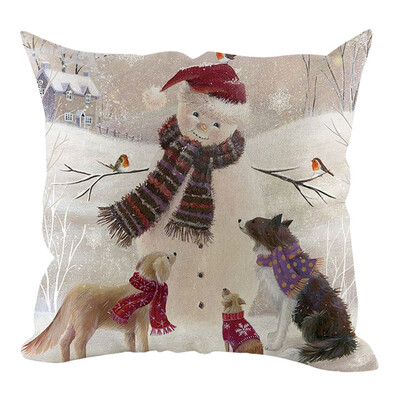 

〖Follure〗Christmas Pillow Cover Pillowcases Decorative Sofa Cushion Cover Home Decoration
