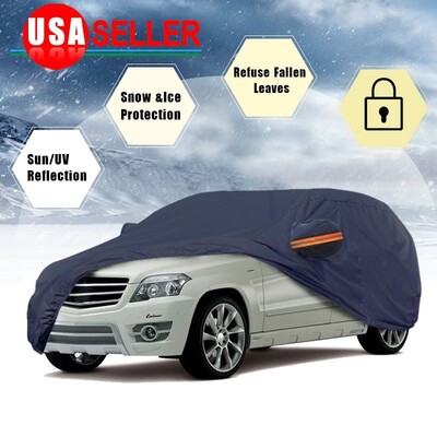 

Full Car Cover Breathable Dust Rain Snow Resistant Protection Indoor Outdoor US