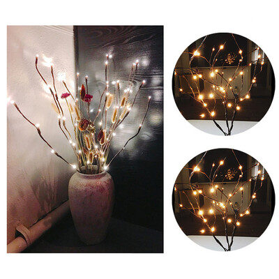 

Siaonvr LED Willow Branch Lamp Floral Lights 20 Bulbs Home Christmas Party Garden Decor