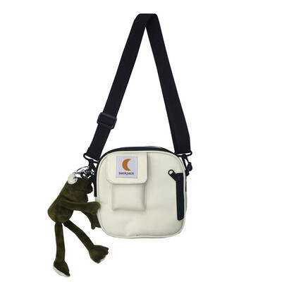 

Shangxin small bags Japanese ins dark wind bags covered with earth cool trampoline bags oblique hip-hop oblique bags tide plate