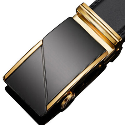 

New Mens Alloy Buckle Belts Leather Automatic Buckle Male Business Belts Casual Fashion Man Brand Belts