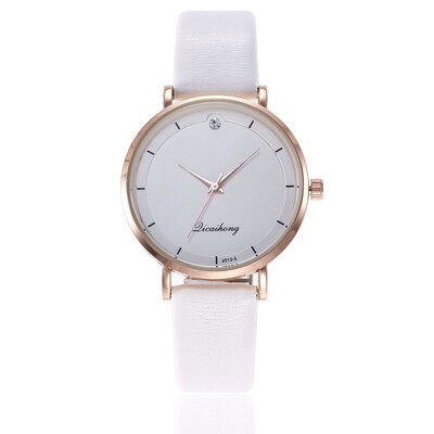 

Korean fashion ladies belt diamond watch simple engraved