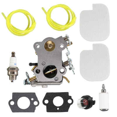

Fuel Air Filter Primer Bulb Carburetor for Poulan P3314 P3416 P4018 PP3816 Zama C1M-W26C 545070601 Chainsaw