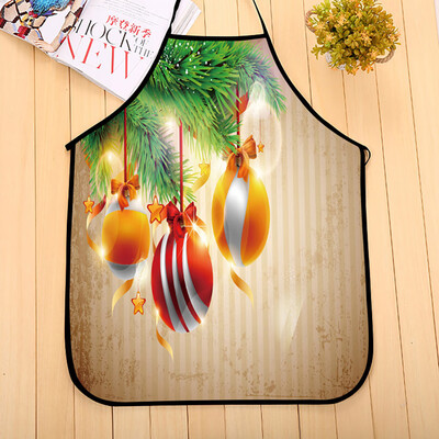 

Tailored Christmas Decoration Waterproof Apron Kitchen Aprons Dinner Party Apron