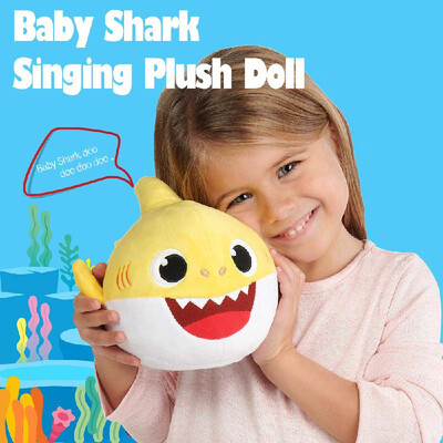 

Baby Shark Singing Dancing Doll Stuffed Plush Toy Birthday New Year Gift for Kids