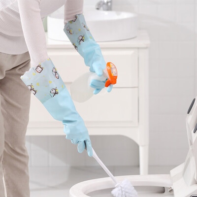 

〖Follure〗Waterproof Velvet Gloves Wash Dishes Dishwashing House Cleaning