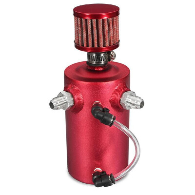 

Universal 750ml Aluminum Oil Catch Can Reservoir Tank with Breather Filter