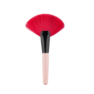 

1Pc Makup Brushes Pinceis De Maquiagem Pinceaux Maquillaje Fan Shaped Brush Wooden Handle Synthetic Hair Beauty Tool