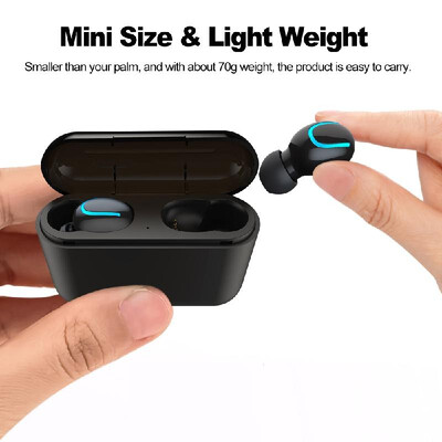 

HBQ-Q32 True Wireless Bluetooth Headphones In-Ear Sport Earphones Stereo Music Earbuds Bluetooth 50 1500mAh Charging Box Emergenc