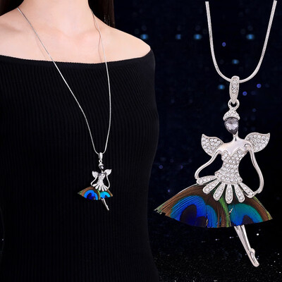 

Fashion Sweater Chain Long Necklace Clothes Accessories Pendant Ornament Student Necklace