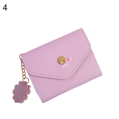 

Fashion Women Floral Pendant Coin Purse Card Cash Holder Clutch Bag Short Wallet