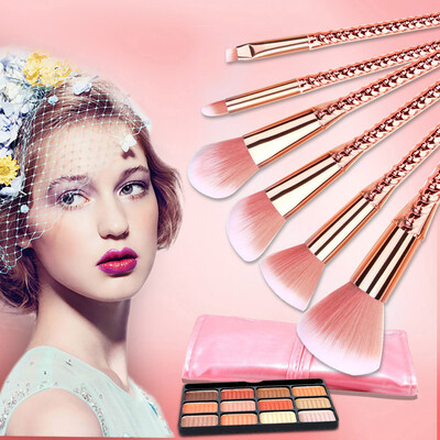 

〖Follure〗6 Pcs Gradient Makeup Brush Set Eye Shadow Brush Cosmetics Blending Brush Tool