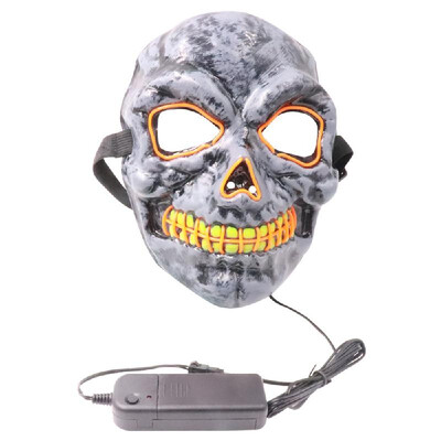 

Halloween Party Mask LED Scary Flash Mask EL Line Light Mask Cosplay Mask Party Clothing Mask Supplies Multi-color Optional