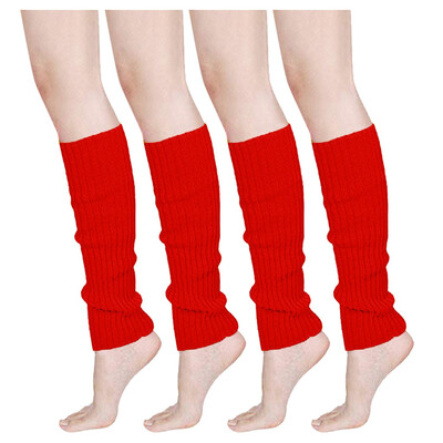 

Tailored Women & Men Fluorescence Color Stripe Boot Cuffs Warmer Knit Leg Party Stockings