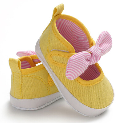 

Baby Infant Kids Girl Bowknot Soft Sole Crib Toddler Newborn Shoes