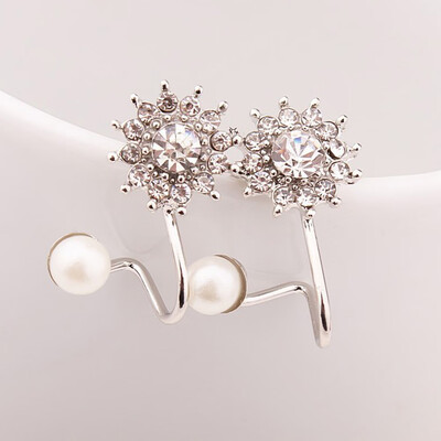 

guangxichuangshengxinfu 1 Pair New Fashion Women Lady Elegant Ear Stud Earrings