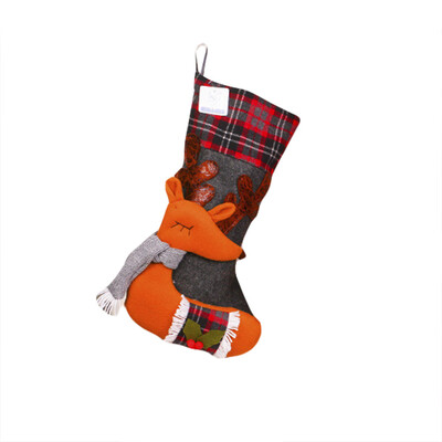 

Tailored Plush Christmas Tree Hanging Gift Candy Socks With Legs Decoration