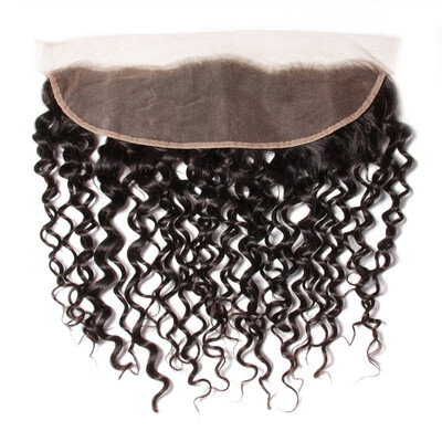 

UNice Malaysian Curly Human Hair Lace Frontal with Pre-plucked 10-20"