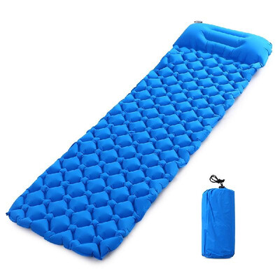 

Ultralight Air Sleeping Pad Inflatable Camping Mat with Pillow for Outdoor Camping Hiking Backpacking Travel