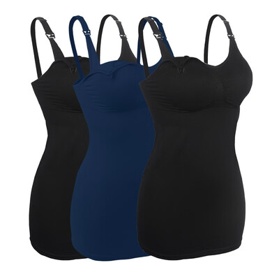 

iLoveSIA 2019 new pregnant women summer breastfeeding vest breathable breastfeeding clothes-3P-60905568