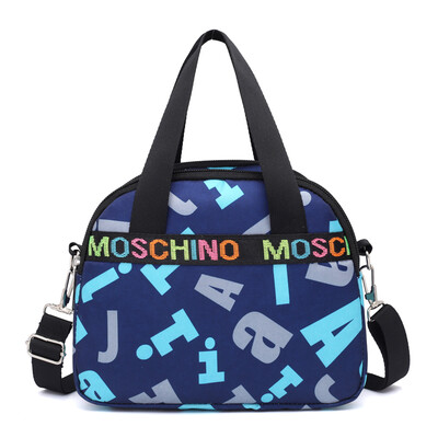 

Lightweight printed bag for middle-aged&elderly womens bag mother bag shoulder bag waterproof nylon Oxford canvas bag