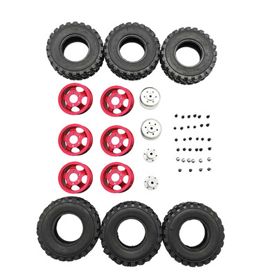 

Tailored For WPL B14 B24 Q62 Q63 116 RC Car Truck 4WD Double Tire Metal Wheel DIY KIT