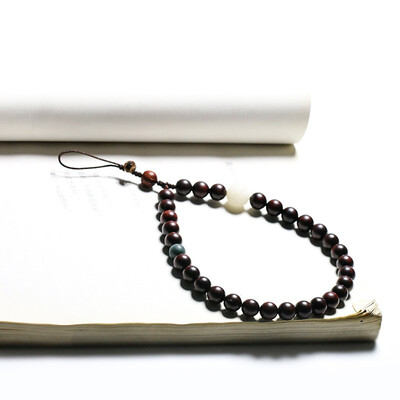 

Couple wooden mobile phone chain bag pendant Chinese style small pendant gift