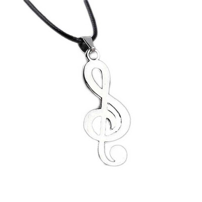 

Women Rhinestone Music Note Chain Necklace Sweater Chain