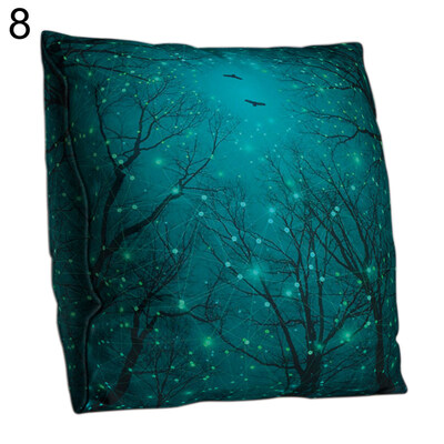 

Double-sided Printed Tree Map Star Sky Pillow Case Cushion Cover Sofa Bed Decor