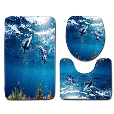 

〖Follure〗3pcs Non-Slip Bath Mat Bathroom Kitchen Carpet Doormats Decor