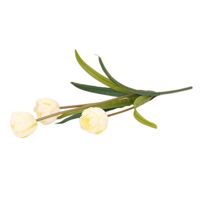 

Gobestart Tulip Artificial Flower Latex Real Bridal Wedding Bouquet Home Decor