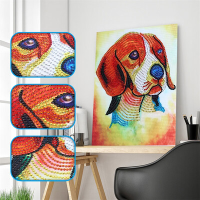 

Gobestart Full Drill Special Shaped Diamond Painting DIY 5D Drill Cross Stitch Kits Crysta