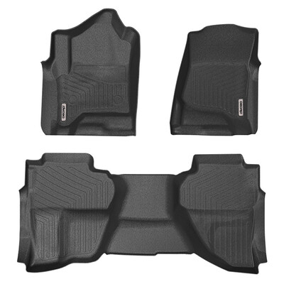 

Floor Mats Liners Fit for 2014-2018 Chevy SilveradoSierra 25003500 HD