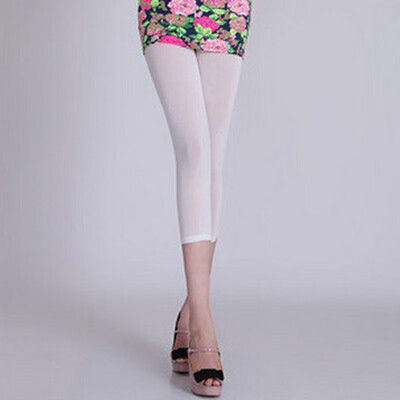 

Women Casual Leggings Stretchy Slim Fit Sports Yoga Solid Color Cropped Pants