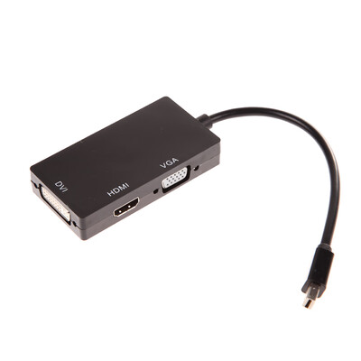 

3in1 Mini DisplayPort DP Thunderbolt to DVIVGAHDMI Adapter for MacBookPro