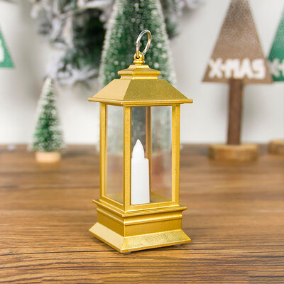 

〖Follure〗Christmas Decorations Transparent Christmas Portable Lights Candle Holders