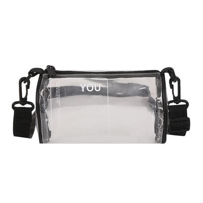 

Transparent Crossbody Messenger Handbags Women PVC Cylinder Shoulder Bags