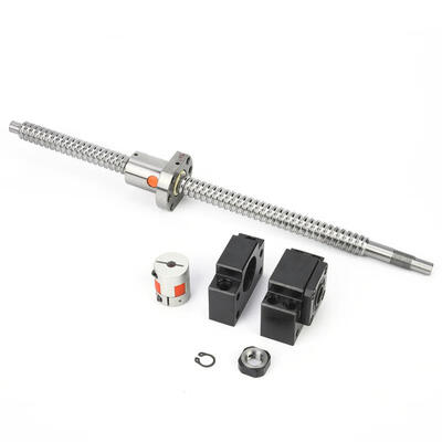 

Greensen 400mm Ball Screw Nut BKBF12 Bracket Base63510mm Coupler Set