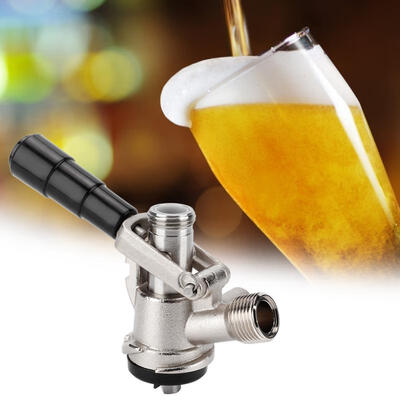 

Greensen Keg Coupler  Type Draft Beer Dispenser with Safety Pressure Relief Valve Home Brewing System Wine Making Beer Brewing