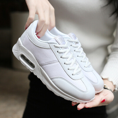 

Spring boys sports shoes Korean version of the air cushion increase tide shoes mens breathable shoes red couple running shoes