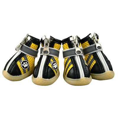 

4pcs Pet Shoes Outdoor Sport Shoes Autumn Winter Protect Not To Hurt Fashion Dogs Shoes for Dogs Popular Design