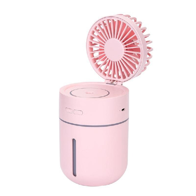 

3-in-1" Desk Fan & Humidifier & Night Lamp WhiteBluePink