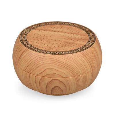 

Mini Portable Bluetooth Speaker Wireless Stereo Music Box Outdoor LED Light Wooden Speaker For Phone