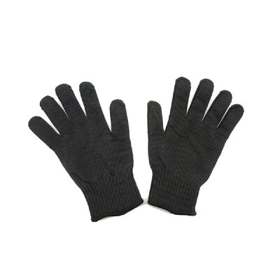 

Cut-proof gloves professional protective self-defense gloves 5 grade wire gloves reinforced white multi-purpose New black level 4