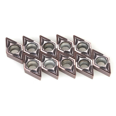 

10pcsbox DCMT070204 VP15TF DCMT2151 Carbide Inserts CNC Lathe Blades Cutter Turning Tool