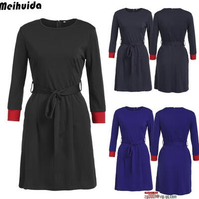 

New Autumn Winter New Women Bandage Bodycon Long Sleeve Evening Party Cocktail Club Short Mini Dress
